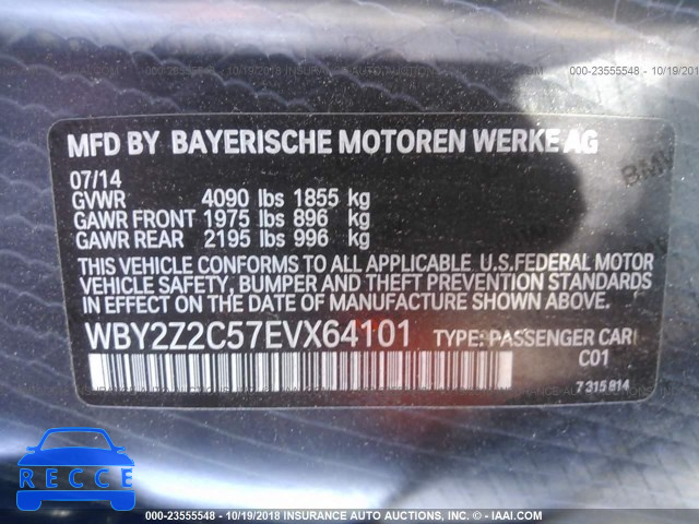2014 BMW I8 WBY2Z2C57EVX64101 зображення 8