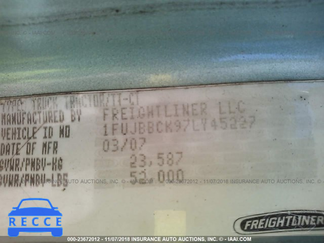 2007 FREIGHTLINER ST120 ST120 1FUJBBCK97LY45227 image 8