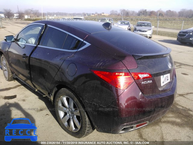 2010 ACURA ZDX TECHNOLOGY 2HNYB1H40AH502363 image 2