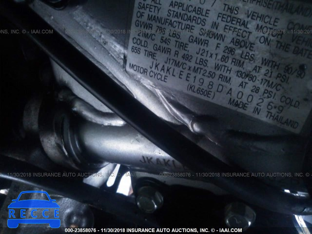 2008 KAWASAKI KL650 E JKAKLEE198DA00269 image 9