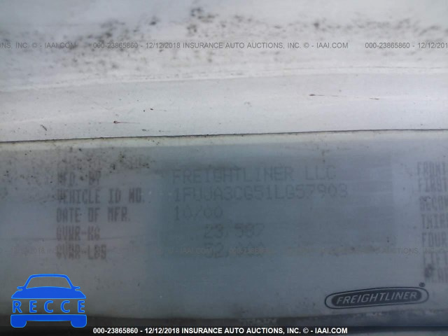 2001 FREIGHTLINER CONVENTIONAL ST120 1FUJA3CG51LG57903 image 8