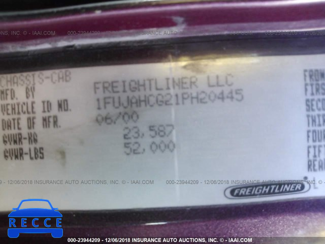 2001 FREIGHTLINER FLD FLD120 1FUJAHCG21PH20445 image 8
