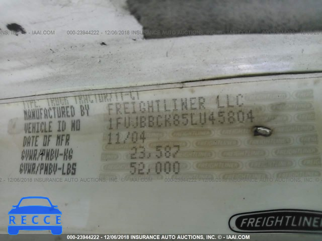 2005 FREIGHTLINER ST120 ST120 1FUJBBCK85LU45804 image 8