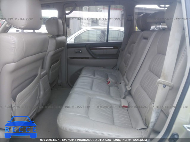 2002 LEXUS LX JTJHT00WX23512457 Bild 7