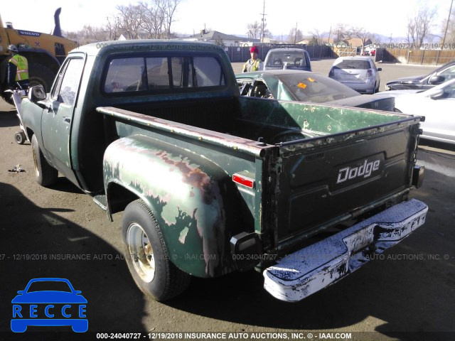 1978 DODGE PICKUP D13AB8J500772 Bild 2