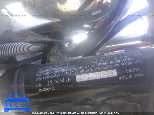 1996 SUZUKI LS650 P JS1NP41A5T2100839 image 9