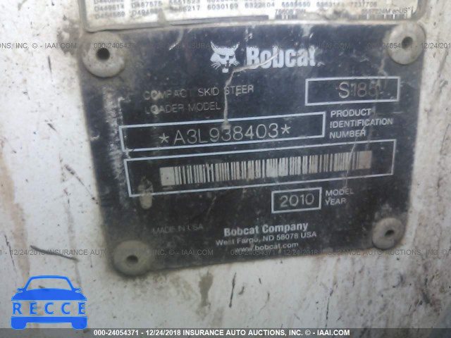 2010 BOBCAT S185 A3L938403 image 8