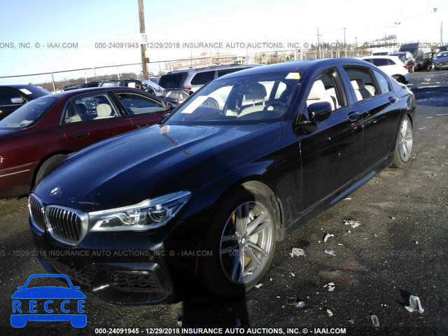 2016 BMW 750 XI WBA7F2C50GG417360 зображення 1