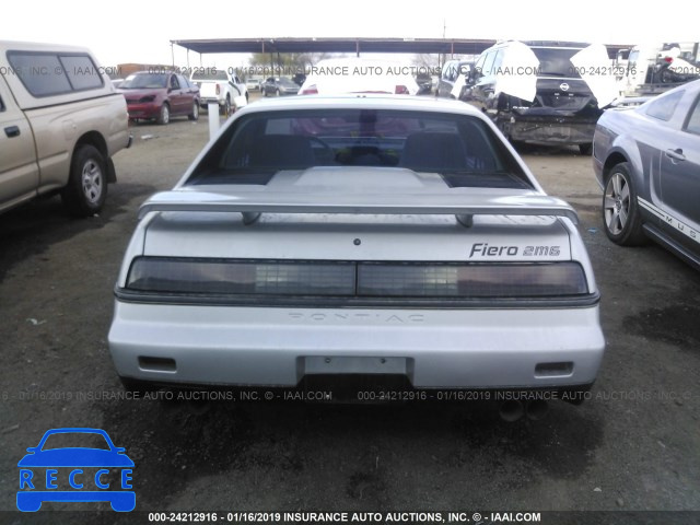 1986 PONTIAC FIERO SE 1G2PF3794GP249426 image 7