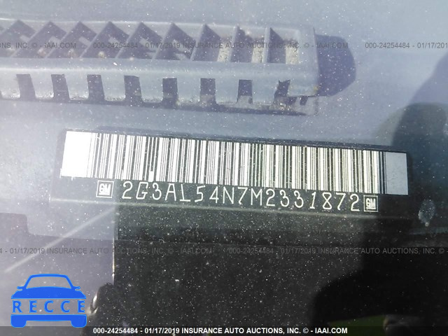 1991 OLDSMOBILE CUTLASS CIERA 2G3AL54N7M2331872 image 8