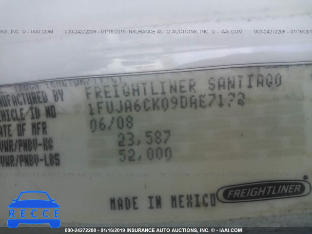 2009 FREIGHTLINER CONVENTIONAL COLUMBIA 1FUJA6CK09DAE7172 зображення 8