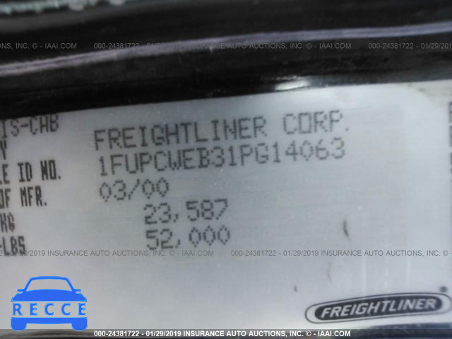 2001 FREIGHTLINER CONVENTIONAL FLD120 1FUPCWEB31PG14063 image 8