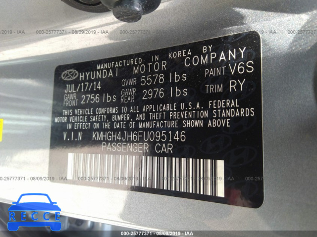 2015 HYUNDAI EQUUS SIGNATURE/ULTIMATE KMHGH4JH6FU095146 image 8
