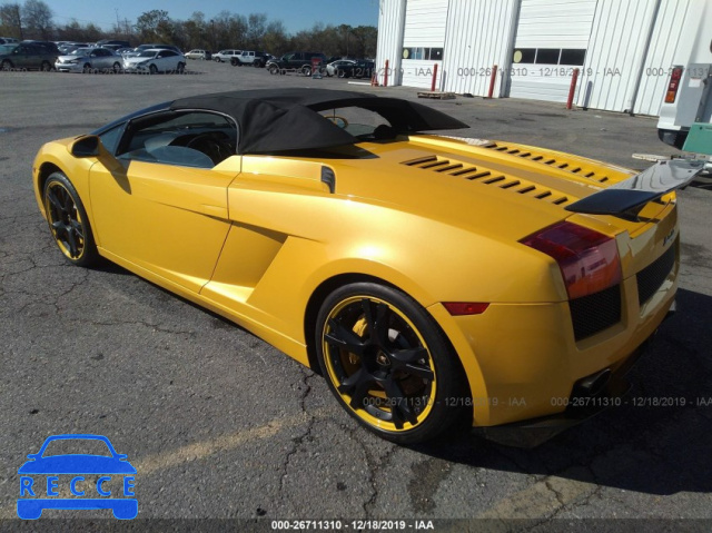 2006 LAMBORGHINI GALLARDO SPYDER ZHWGU22T66LA03556 image 2