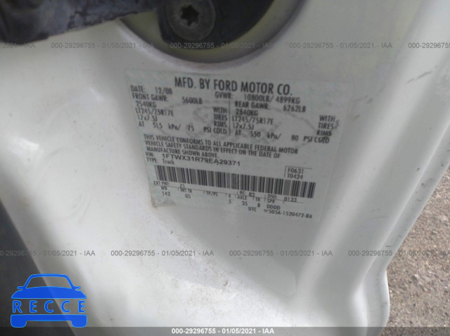 2009 FORD SUPER DUTY F-350 SRW XL/XLT/FX4/LARIAT 1FTWX31R79EA29371 image 8