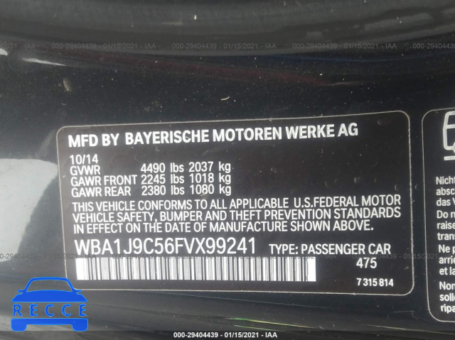 2015 BMW 2 SERIES M235I XDRIVE WBA1J9C56FVX99241 зображення 8