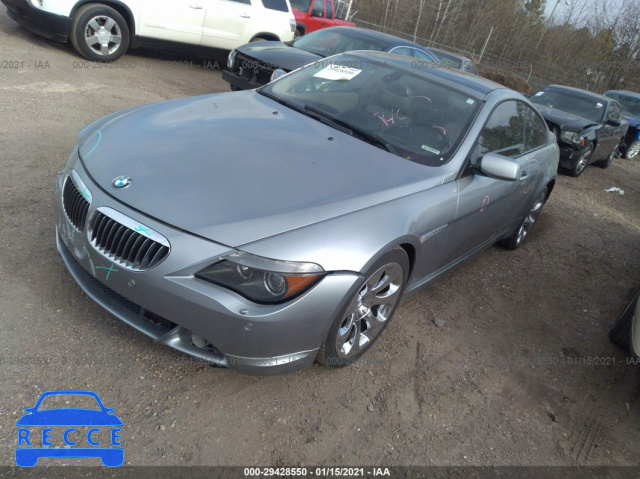 2006 BMW 6 SERIES 650CI WBAEH13436CR50635 зображення 1