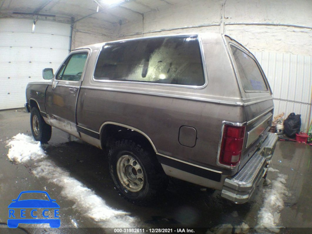 1989 DODGE RAMCHARGER AW-100 3B4GM17Y5KM909823 image 2