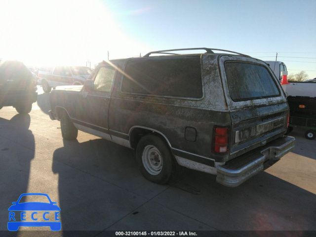 1989 DODGE RAMCHARGER AD-100 3B4GE17Y9KM908641 image 2