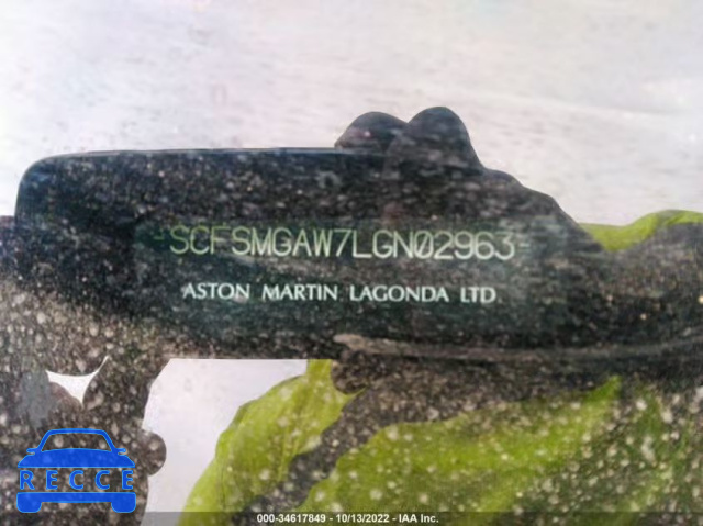2020 ASTON MARTIN VANTAGE SCFSMGAW7LGN02963 image 8