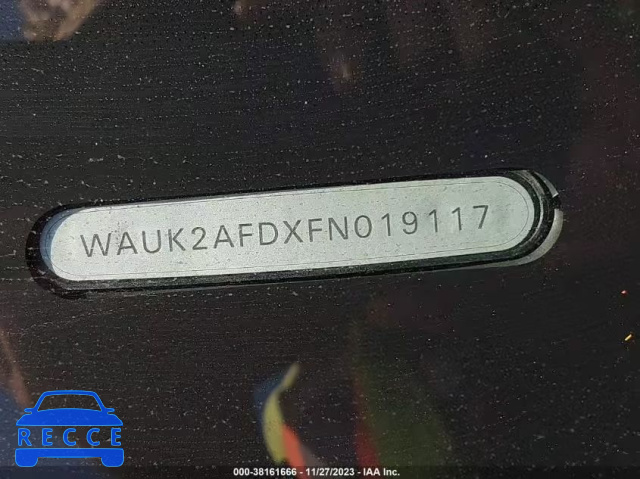 2015 AUDI S8 4.0T WAUK2AFDXFN019117 image 8