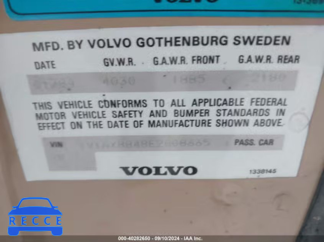 1984 VOLVO 244 DL/GL YV1AX8848E2008665 Bild 8
