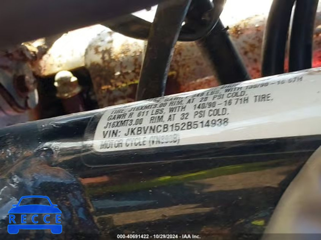 2002 KAWASAKI VN800 B JKBVNCB152B514938 зображення 9
