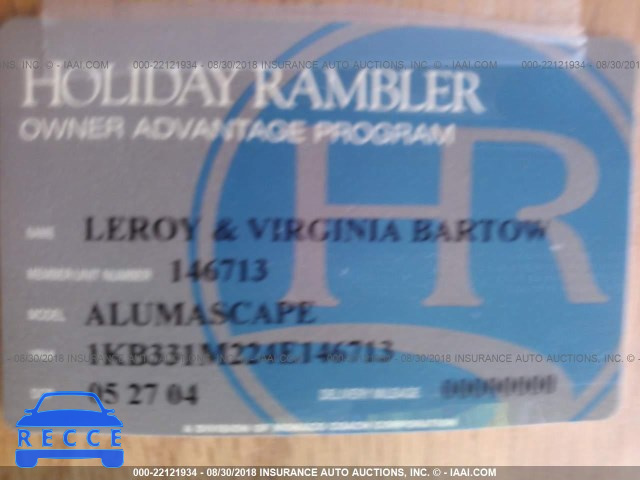 2004 HOLIDAY RAMBLER OTHER 1KB331M224E146713 зображення 8