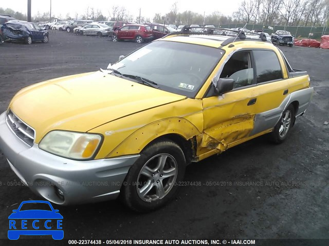 2004 SUBARU BAJA SPORT 4S4BT62C547100470 зображення 1