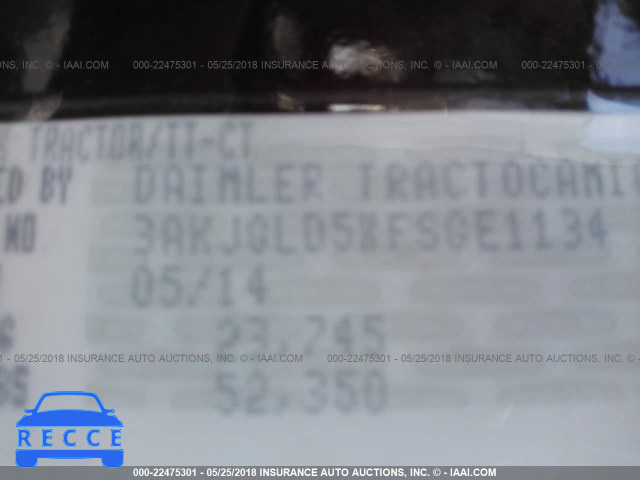 2015 FREIGHTLINER CASCADIA 125 3AKJGLD5XFSGE1134 image 9