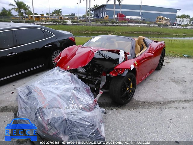 2013 FERRARI 458 SPIDER ZFF68NHA9D0190563 image 1