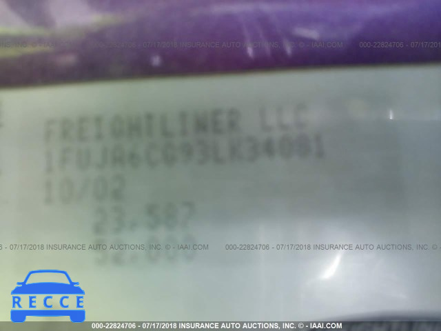 2003 FREIGHTLINER CONVENTIONAL COLUMBIA 1FUJA6CG93LK34081 image 9