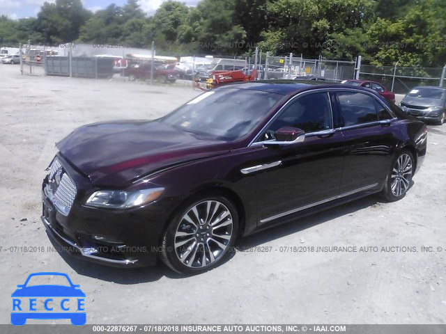 2017 LINCOLN CONTINENTAL RESERVE 1LN6L9NP2H5629622 image 1