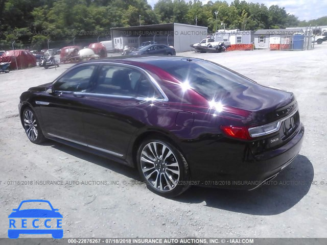 2017 LINCOLN CONTINENTAL RESERVE 1LN6L9NP2H5629622 image 2