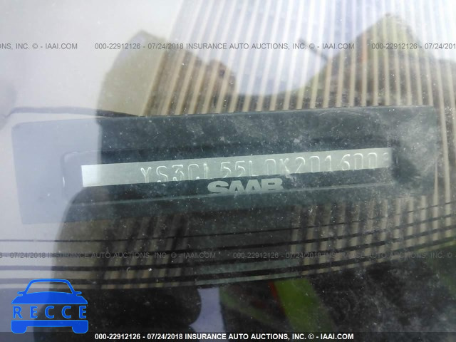 1989 SAAB 9000 YS3CL55L0K2016008 image 8