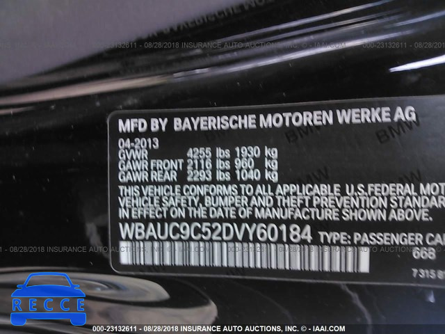 2013 BMW 135 I/IS WBAUC9C52DVY60184 image 8