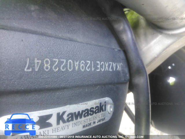 2009 KAWASAKI ZX1000 E JKAZXCE129A022847 зображення 9