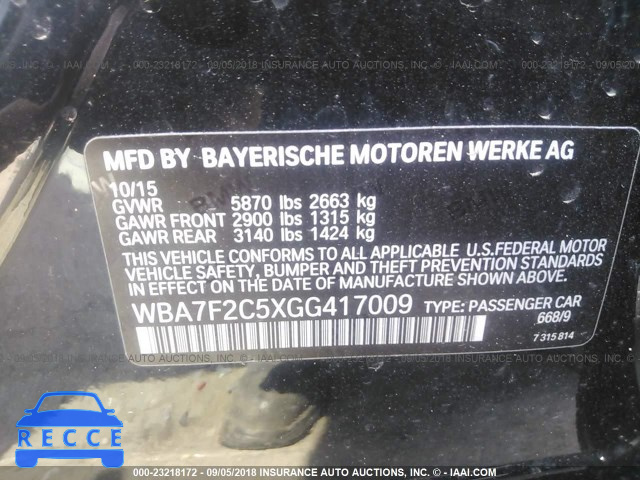 2016 BMW 750 XI WBA7F2C5XGG417009 Bild 8