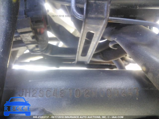 2002 HONDA CB900 F JH2SC48102M000247 image 8