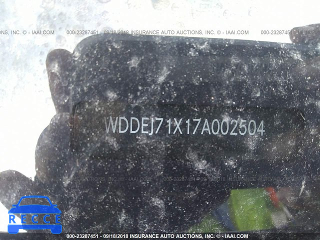 2007 MERCEDES-BENZ CL 550 WDDEJ71X17A002504 image 8