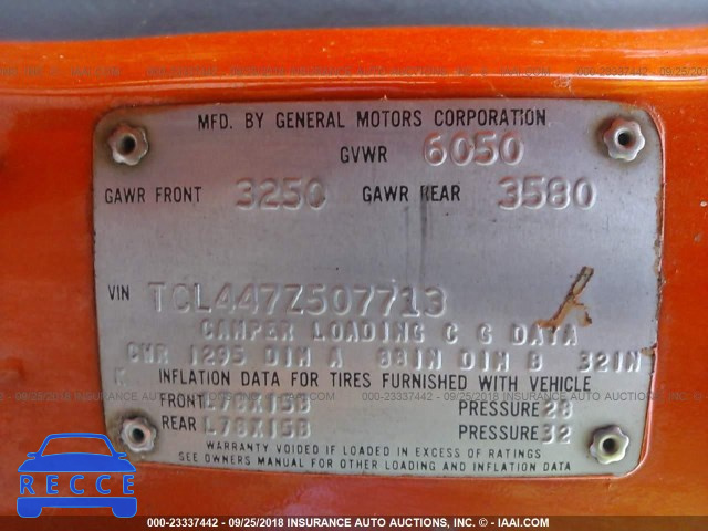 1977 GMC TRUCK TCL447Z507713 image 8
