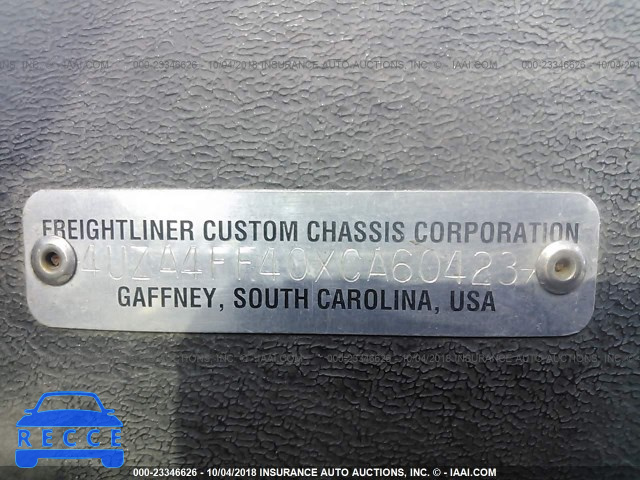 1999 FREIGHTLINER CHASSIS M LINE WALK-IN VAN 4UZA4FF40XCA60423 image 9