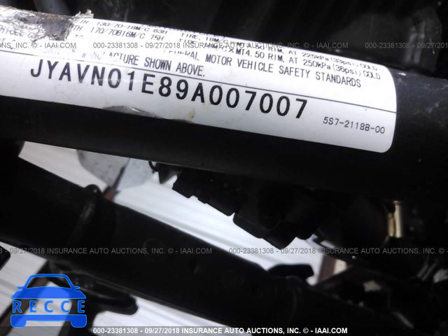 2009 YAMAHA XVS950 A JYAVN01E89A007007 image 9