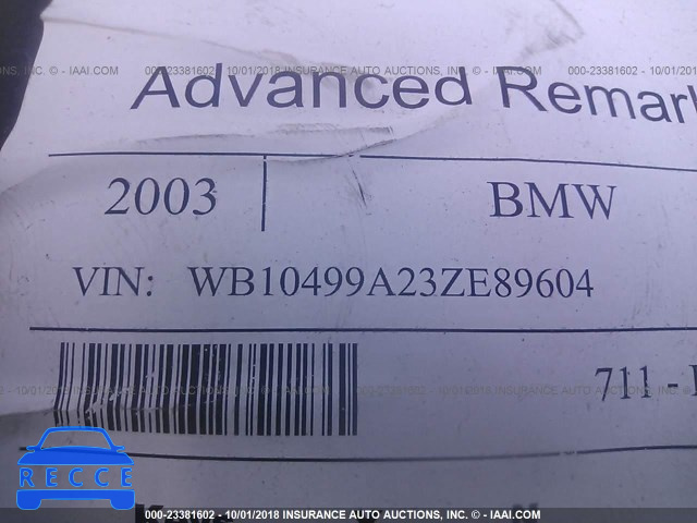 2003 BMW R1150 RT WB10499A23ZE89604 зображення 9