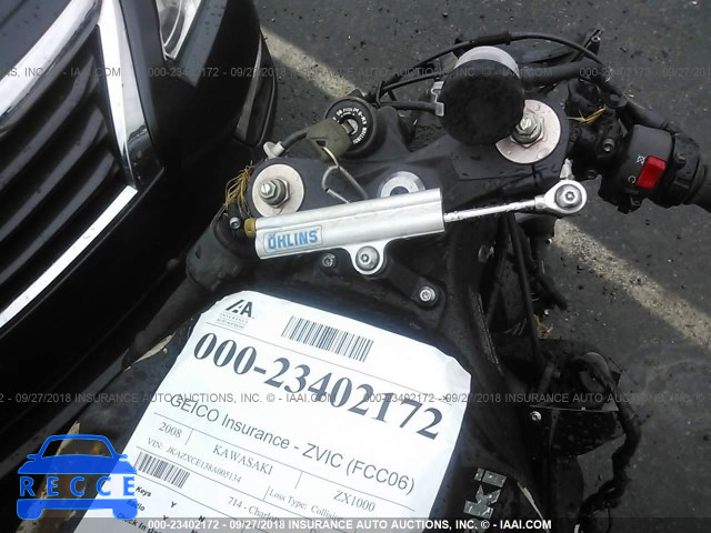 2008 KAWASAKI ZX1000 E JKAZXCE138A005134 image 6