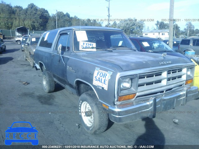 1986 DODGE RAMCHARGER AW-100 3B4GW12T7GM644562 image 0