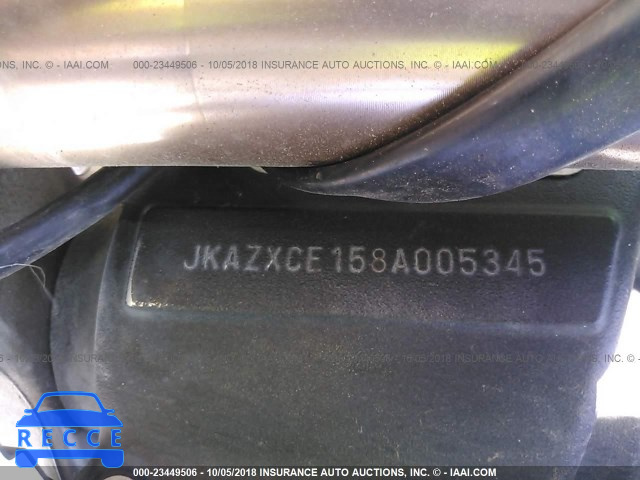 2008 KAWASAKI ZX1000 E JKAZXCE158A005345 image 9