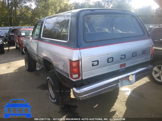 1992 DODGE RAMCHARGER AW-150 3B4GM17Z2NM513569 image 2