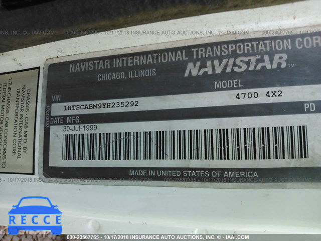 2000 INTERNATIONAL 4000 4700 1HTSCABM9YH235292 зображення 9