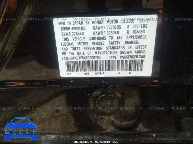 2015 ACURA RLX TECH JH4KC1F5XFC000795 image 7